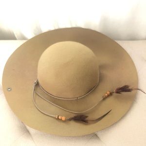 Peter Grimm Delia Floppy Wool Hat Tan